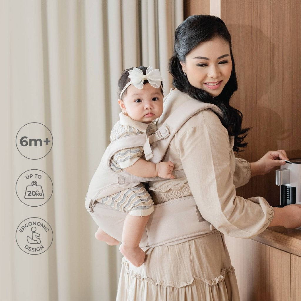 Gendongan Bayi Hipseat Lembut & Ringan - Lightweight Hipseat Carrier MOOIMOM