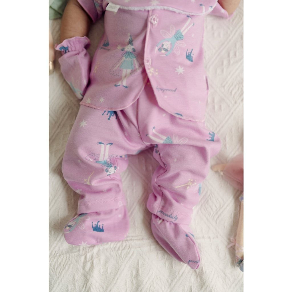 BOHOPANNA - PANNADAILY - BASIC LONG SET BABY GIRL PRINT - Setelan Baju Bayi Perempuan