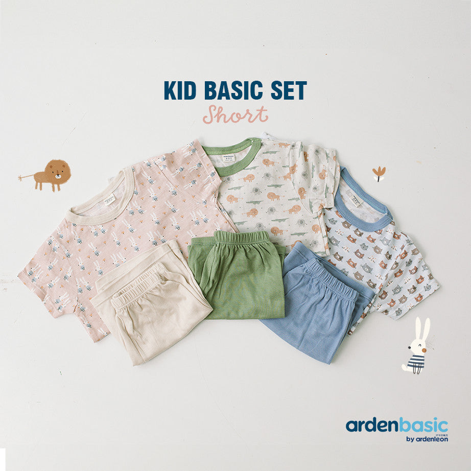 ARDENLEON ArdenBasic Kid Basic Set Short Setelan Pendek Anak