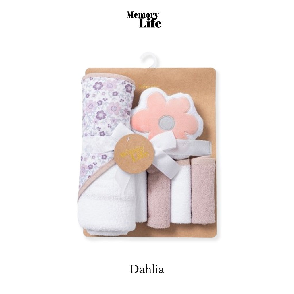 MemoryLife Little Dove Baby Bath Towel Set | Hampers Handuk Bayi, Hampers New Born, Kado lahiran Bayi, Baby Gift Set.