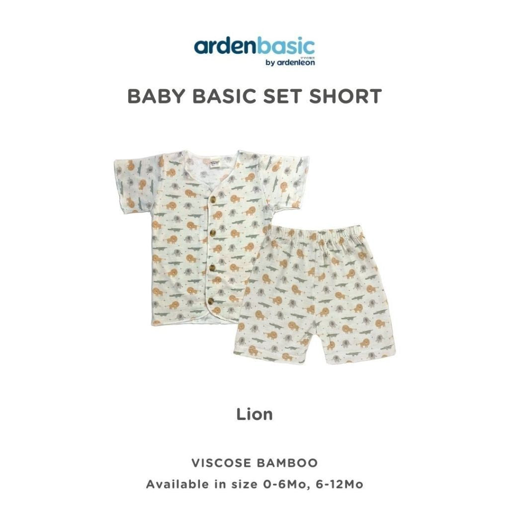 ARDENLEON ArdenBasic Baby Basic Set Short Setelan Pendek Bayi