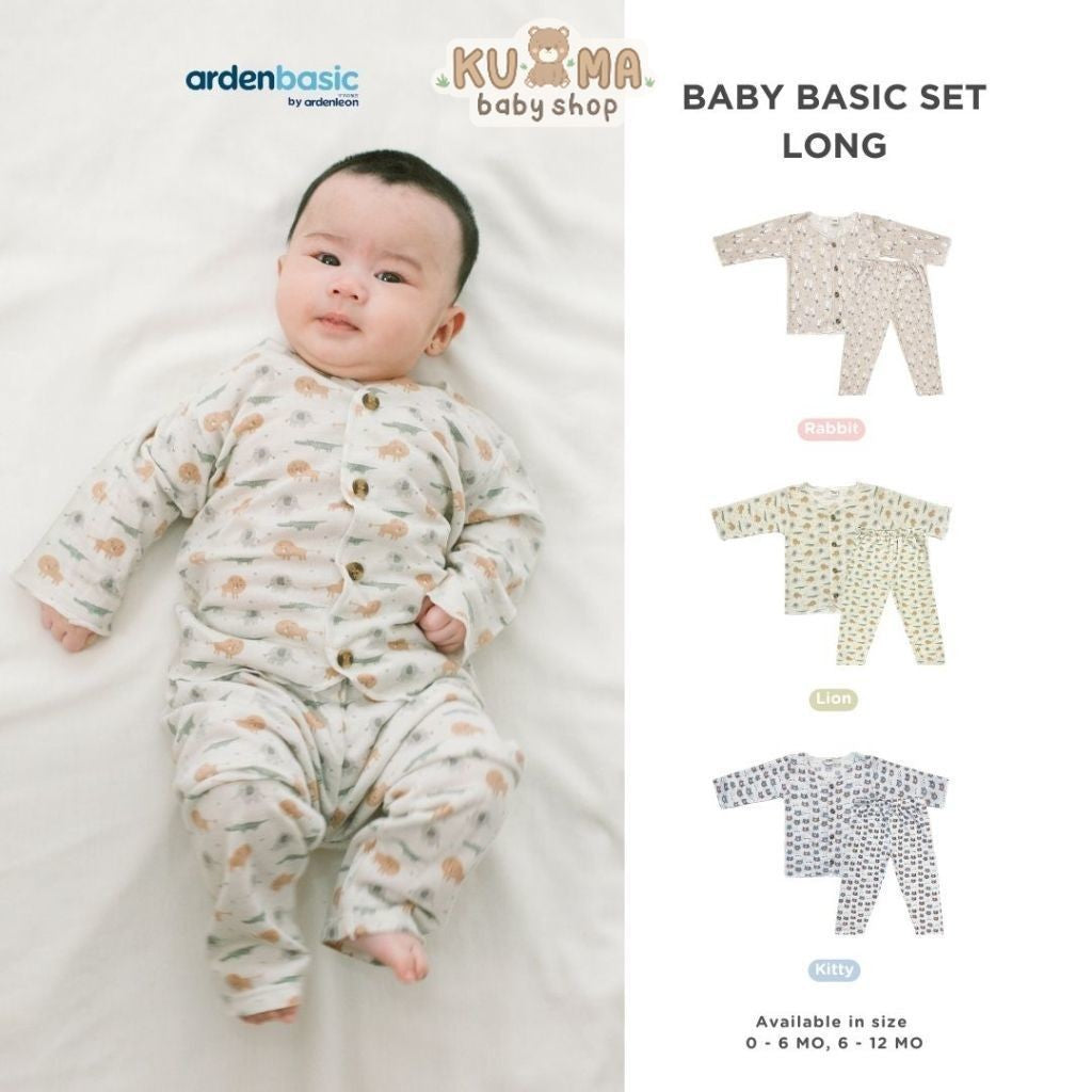 ARDENLEON ArdenBasic Baby Basic Set Long Setelan Panjang Bayi