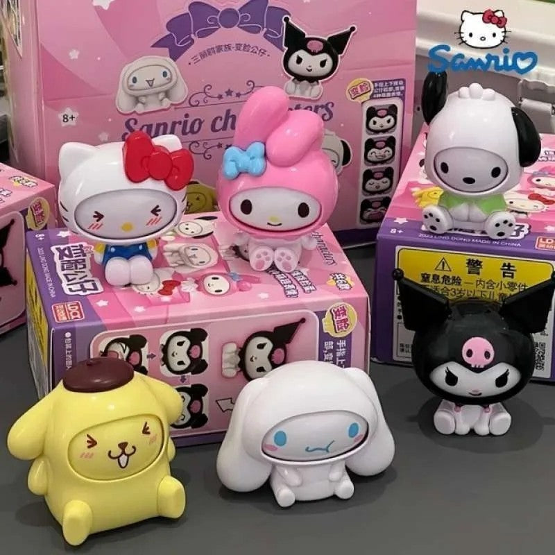 Emco Sanrio Face Off Figure Mainan Anak Perempuan