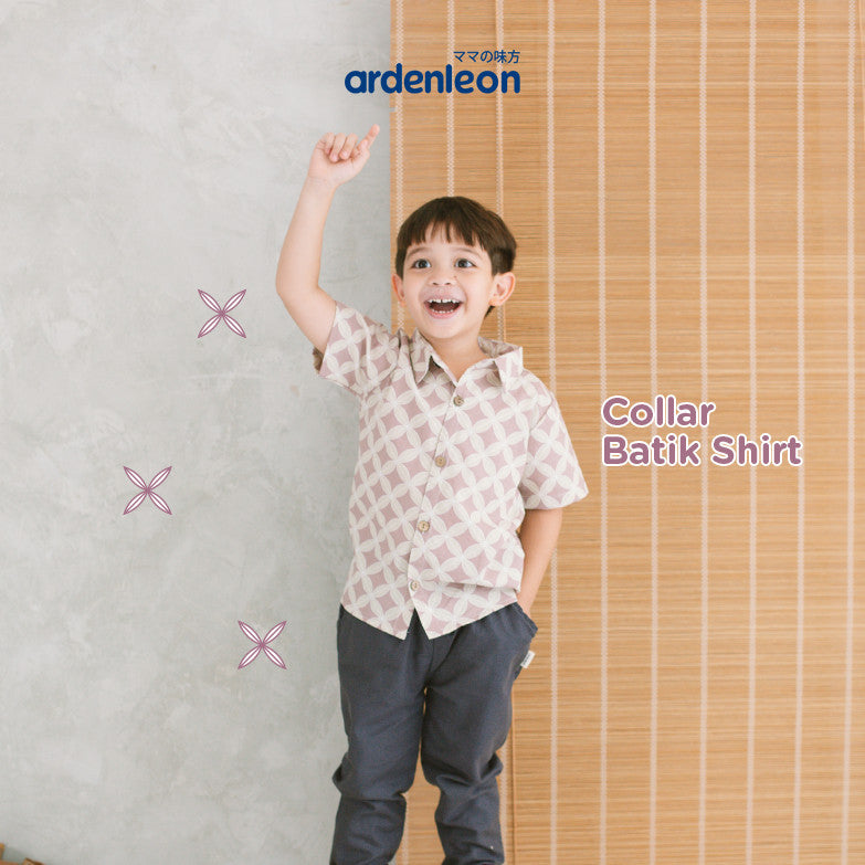 ARDENLEON Atasan Kemeja Anak Laki Laki Collar Batik Shirt 2.0