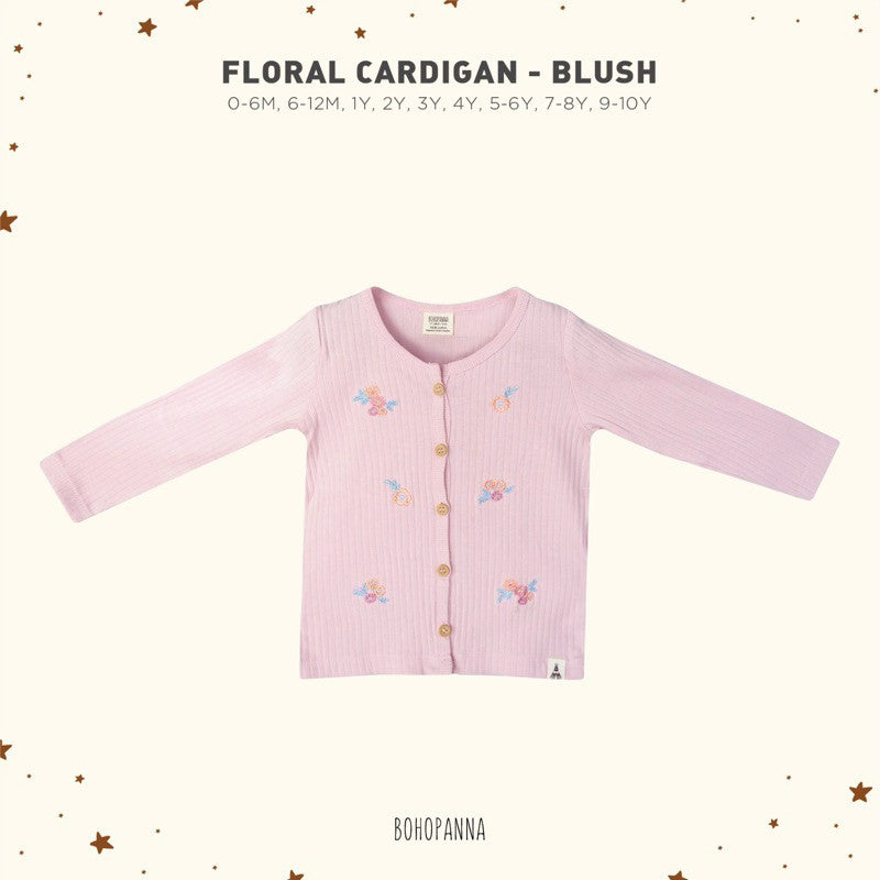 BOHOPANNA - FLORAL CARDIGAN - CARDIGAN ANAK PEREMPUAN