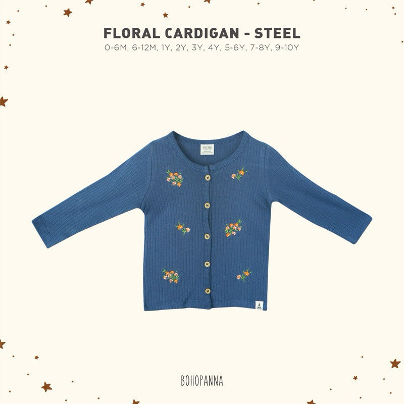 BOHOPANNA - FLORAL CARDIGAN - CARDIGAN ANAK PEREMPUAN