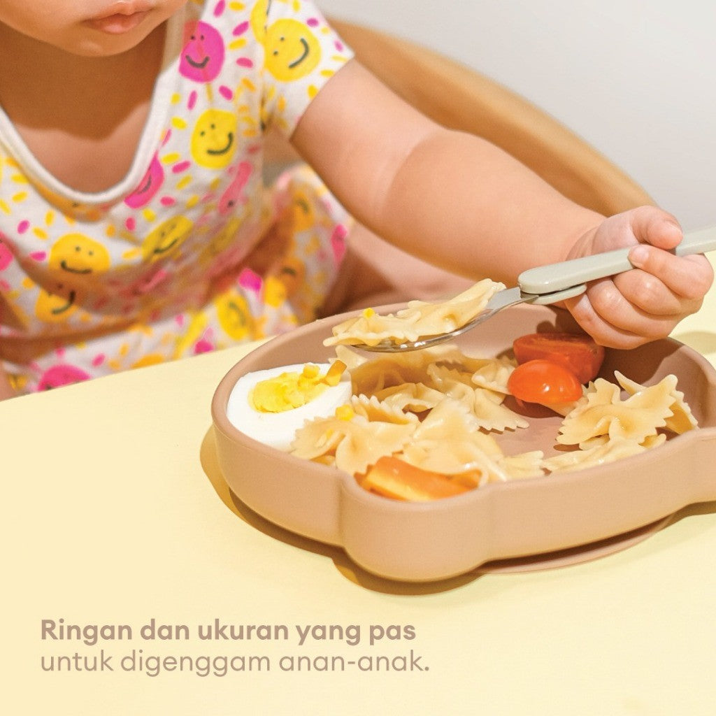 Little Dimple Kid's Foldable Spork Spoon Fork Lipat Sendok Garpu Anak