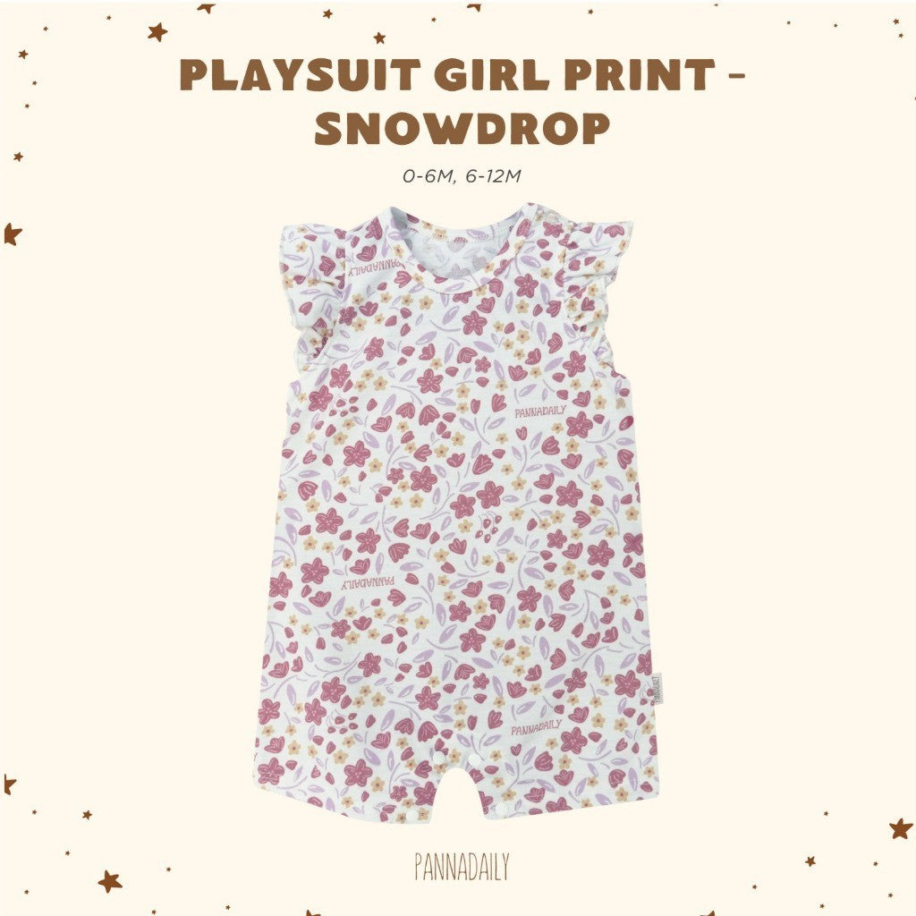 BOHOPANNA - PANNADAILY - PLAYSUIT GIRL PRINT - Jumper Bayi