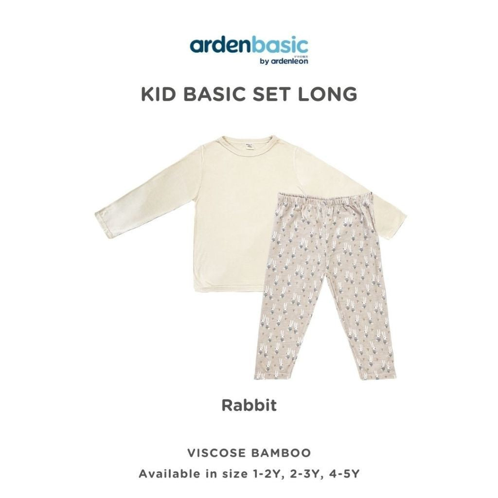 ARDENLEON ArdenBasic Kid Basic Set Long Setelan Baju Tidur Anak