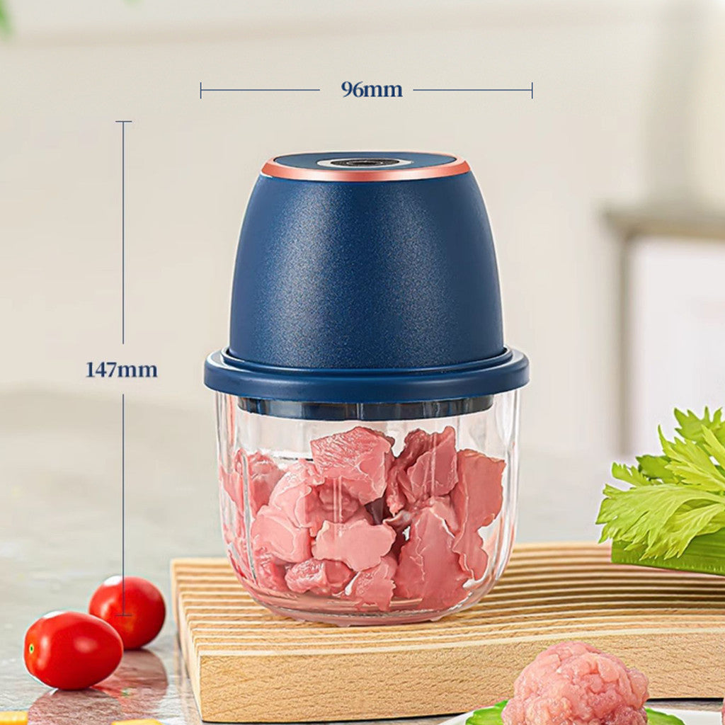 Sakumini Blender Multifungsi Chopper Grinder Pisau Stainless Steel Penggiling Penghalus Mpasi
