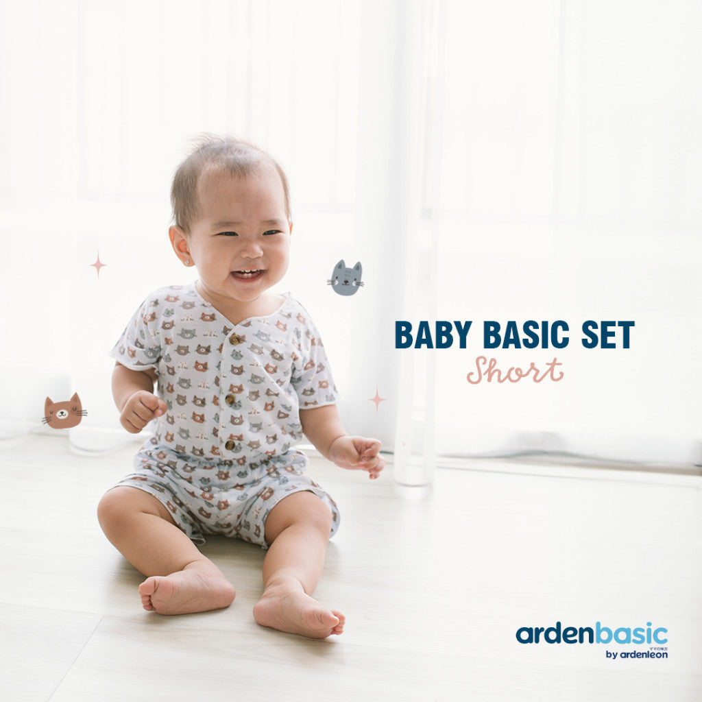 ARDENLEON ArdenBasic Baby Basic Set Short Setelan Pendek Bayi