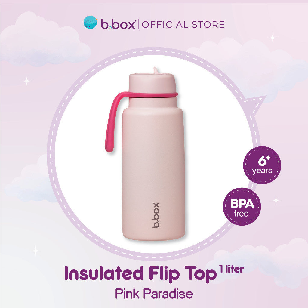 b.box Insulated Flip Top 1 Liter Bottle