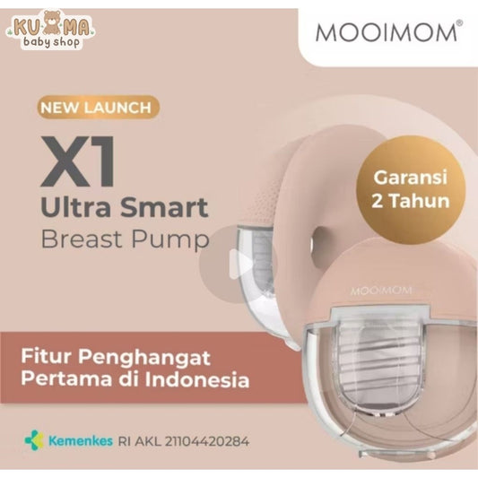 MOOIMOM Breastpump X1 Ultra Smart Handsfree Pompa Asi