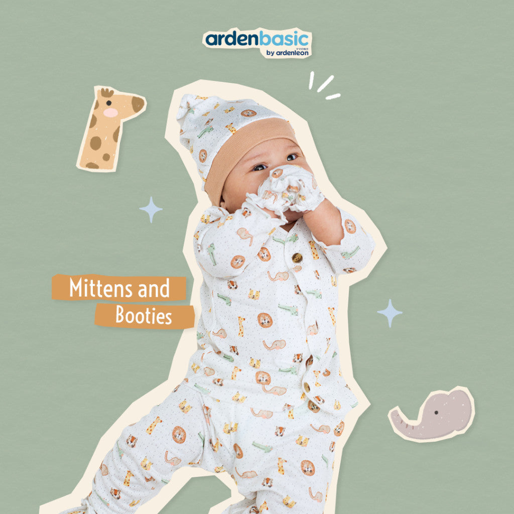 ARDENLEON ArdenBasic Mittens Booties Sarung Tangan Sarung Kaki Bayi