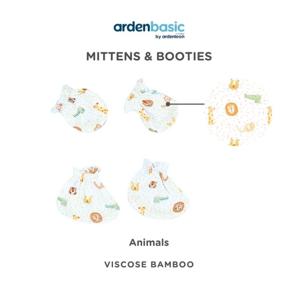 ARDENLEON ArdenBasic Mittens Booties Sarung Tangan Sarung Kaki Bayi