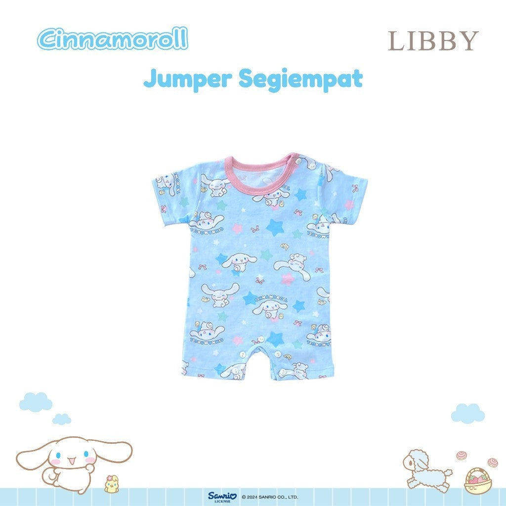 LIBBY Sanrio Premium Baju Tidur Bayi Sleepsuit Bodysuit Romper Bayi Perempuan Kuromi Cinnamoroll Hello Kitty (1 PCS/PACK)
