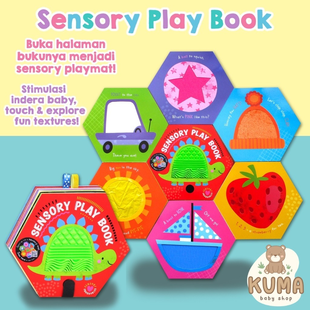 Sensory Play Book (Open up Into a Sensory Mat - Scan Here to See How) [Make Believe]