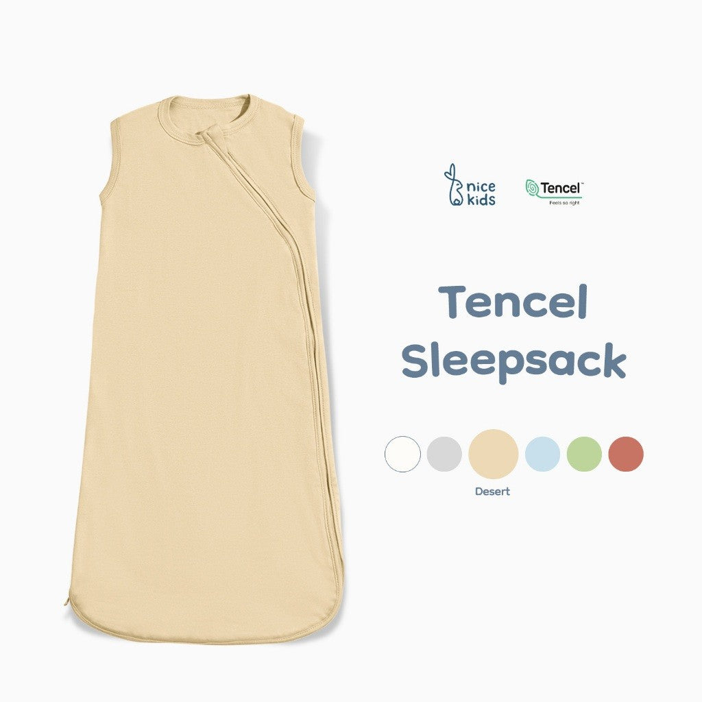 Nice Kids - Tencel Sleepsack Bedong Jumper Instan Baby New Born Unisex (0-6 Bulan)