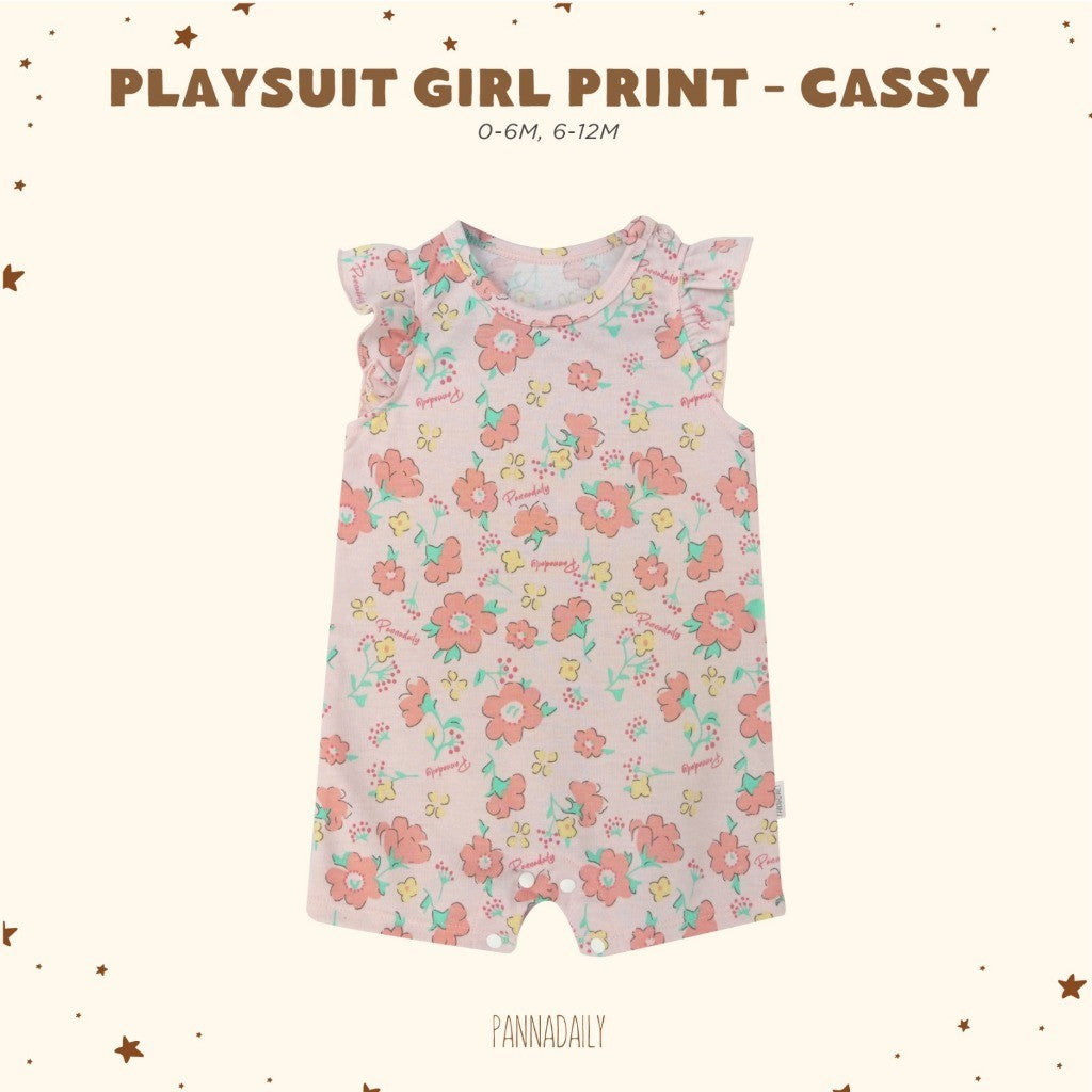 BOHOPANNA - PANNADAILY - PLAYSUIT GIRL PRINT - Jumper Bayi