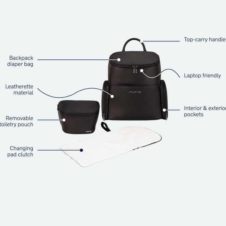 Nuna Essential Bag / Backpack Diaper Bag Tas Asi Menyusui