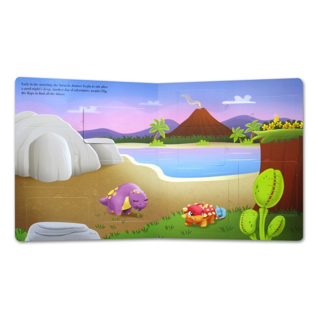 Piucky Penguins/Jurassic Juniors/Unicorns & Friends Flip Flap Fun Board Book Over 40 Flaps! [Phidal]
