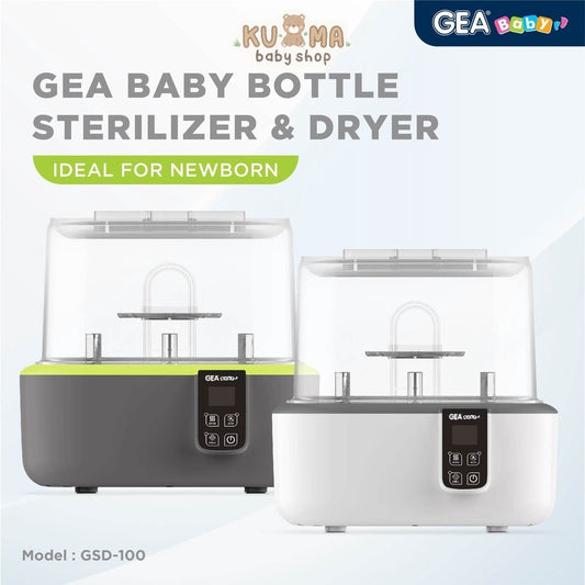 GEA BABY Bottle Sterilizer & Dryer GSD-100 / sterilisasi uap / pengering botol