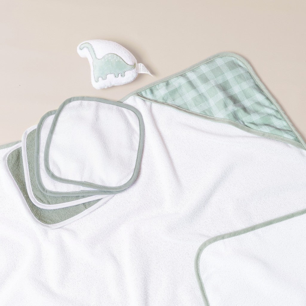 MemoryLife Little Dove Baby Bath Towel Set | Hampers Handuk Bayi, Hampers New Born, Kado lahiran Bayi, Baby Gift Set.
