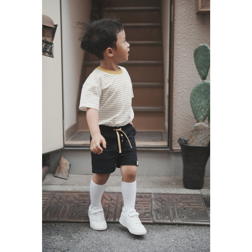 BOHOPANNA - BASIC SOCK - BUNDLING SOCK ISI 3 - KAOS KAKI SEKOLAH ANAK HITAM PUTIH ABU