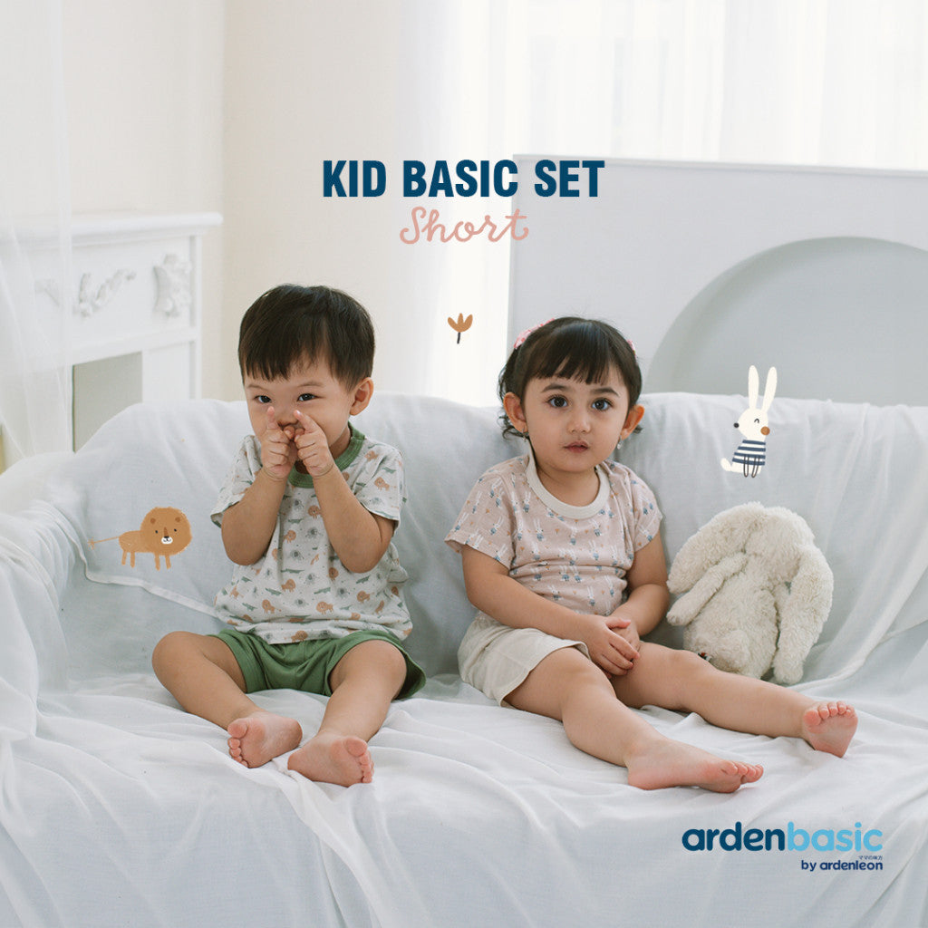 ARDENLEON ArdenBasic Kid Basic Set Short Setelan Pendek Anak