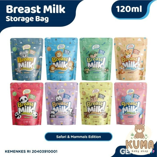 Gea Baby Kantong Asi Breastmilk Storage 120ml isi 30pcs Pouch