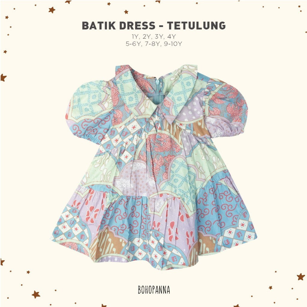 BOHOPANNA - BATIK DRESS - Dress Anak Perempuan 2473