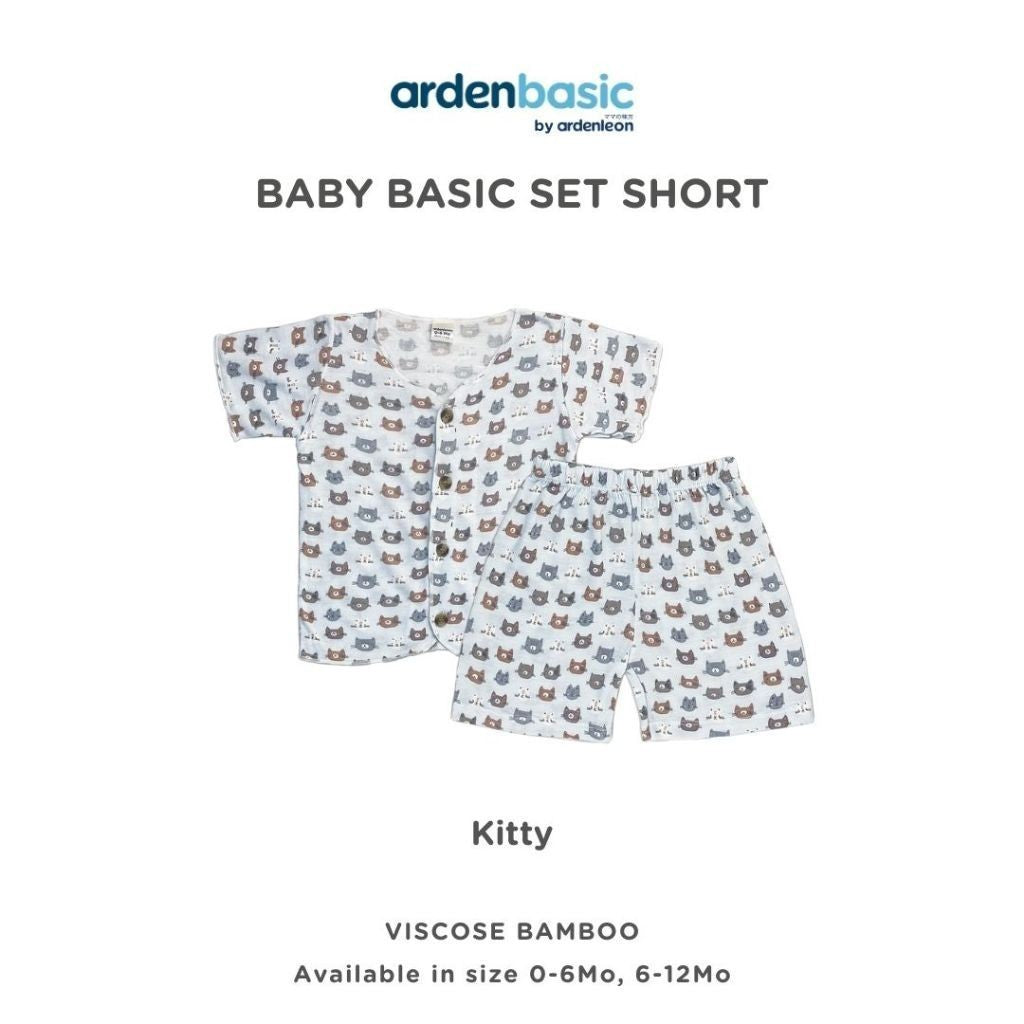 ARDENLEON ArdenBasic Baby Basic Set Short Setelan Pendek Bayi