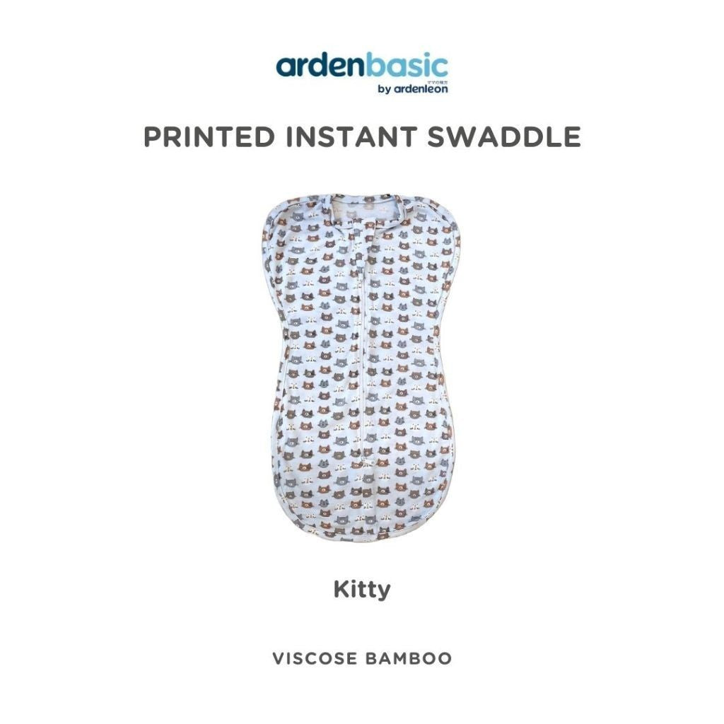 ARDENLEON ArdenBasic Printed Instant Swaddle Bedong Bayi