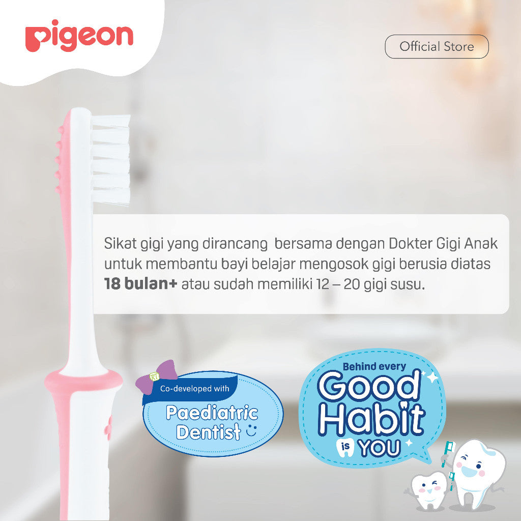 PIGEON Training Toothbrush Lesson 4 Sikat Gigi Anak