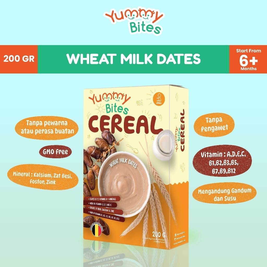 [NIKITA WILLY EXCLUSIVE] Yummy Bites Cereal 150 GR/ MPASI Baby/ Bubur Bayi Oatmeal mpasi Penambah Nafsu Makan Penambah Berat Badan BB Booster MPASI Bayi Anti GTM