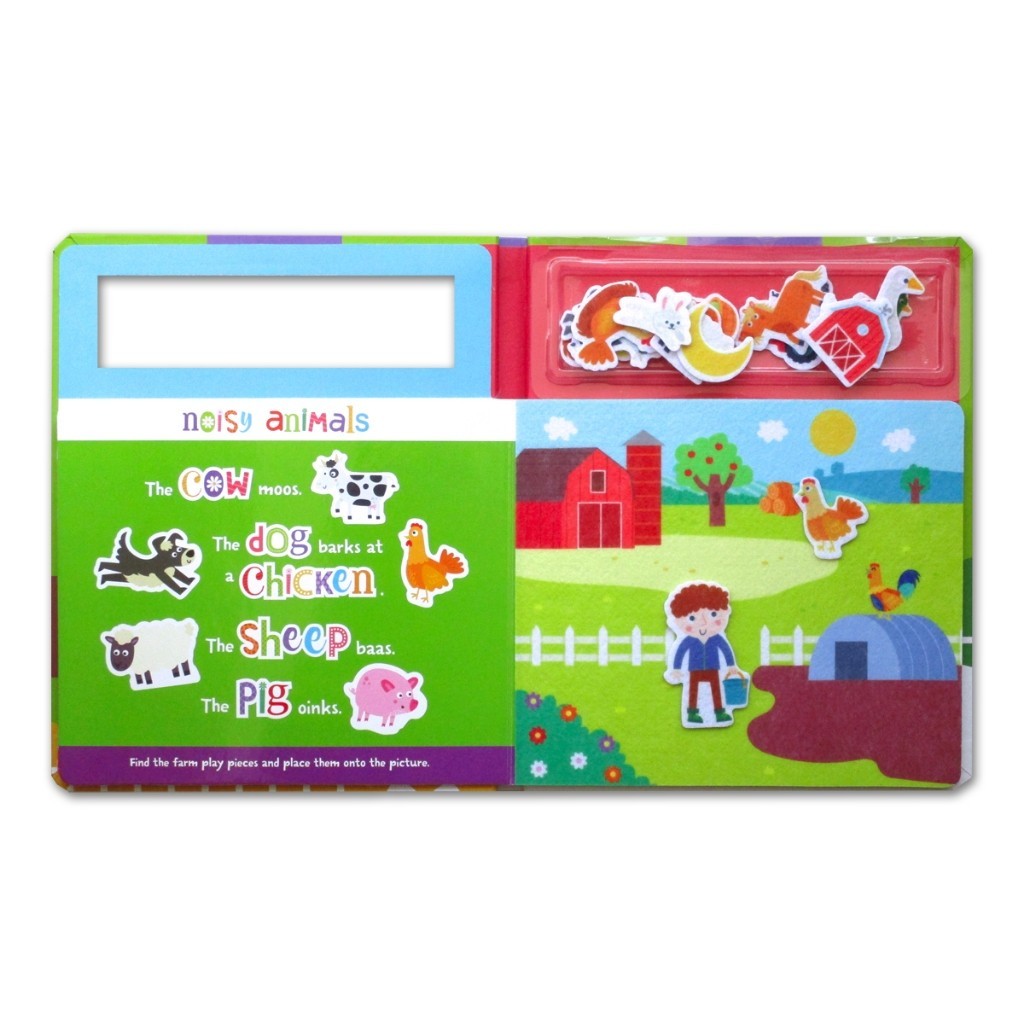 Play Felt First Words On the Farm/Colours Under the Sea  (Contains 25 Felt Pieces and 5 Play Scenes)