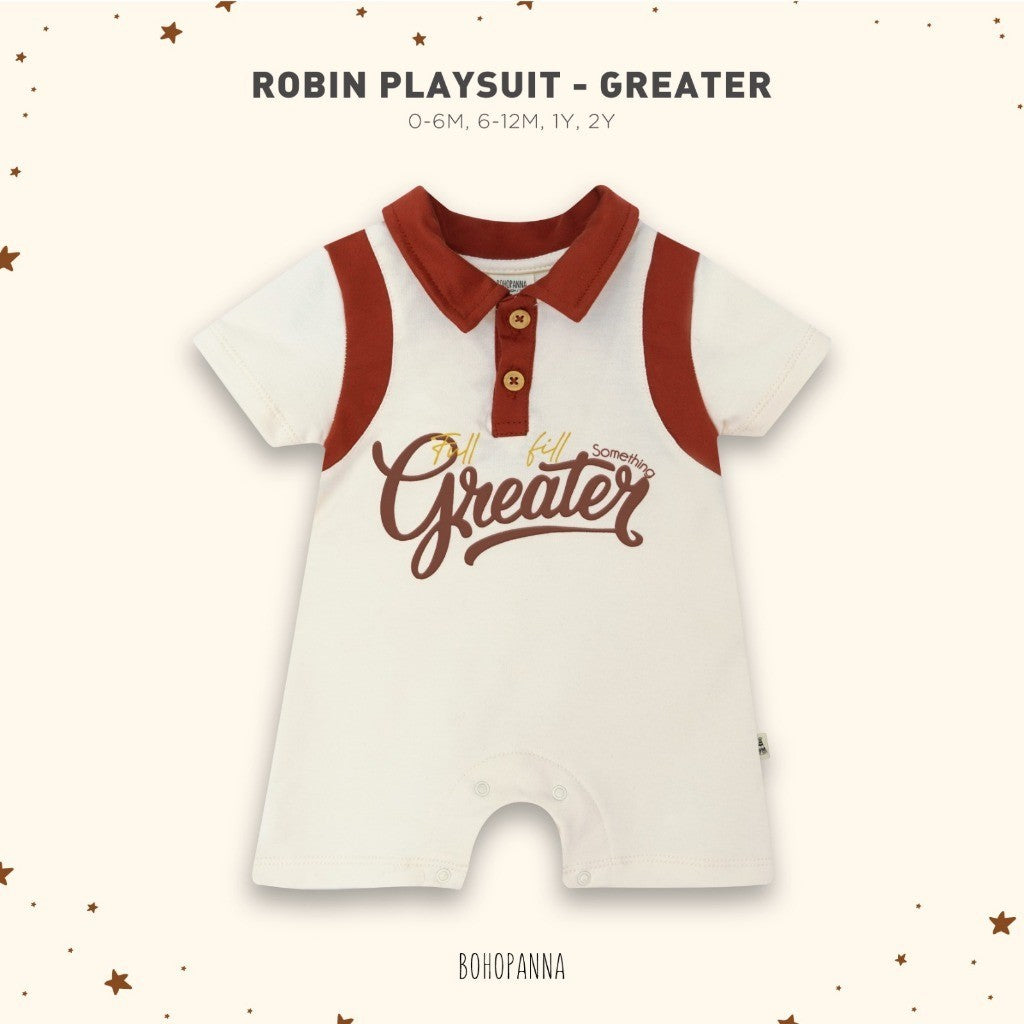 BOHOPANNA - ROBIN PLAYSUIT - Jumper Bayi