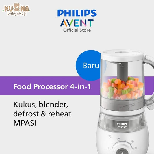 Philips Avent | Food Processor | Alat MPASI | Blender Menyimpan Memanaskan Defrost MPASI | 4 in 1 | SCF883/01