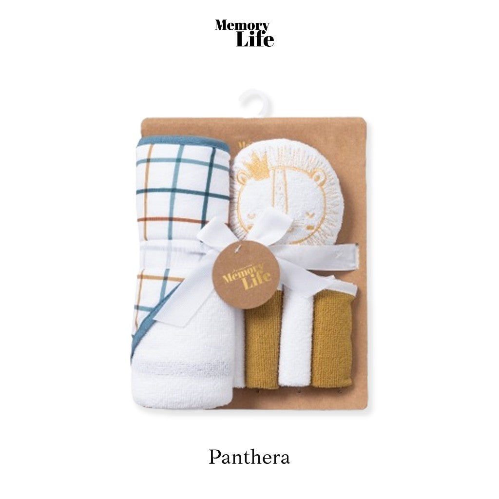 MemoryLife Little Dove Baby Bath Towel Set | Hampers Handuk Bayi, Hampers New Born, Kado lahiran Bayi, Baby Gift Set.