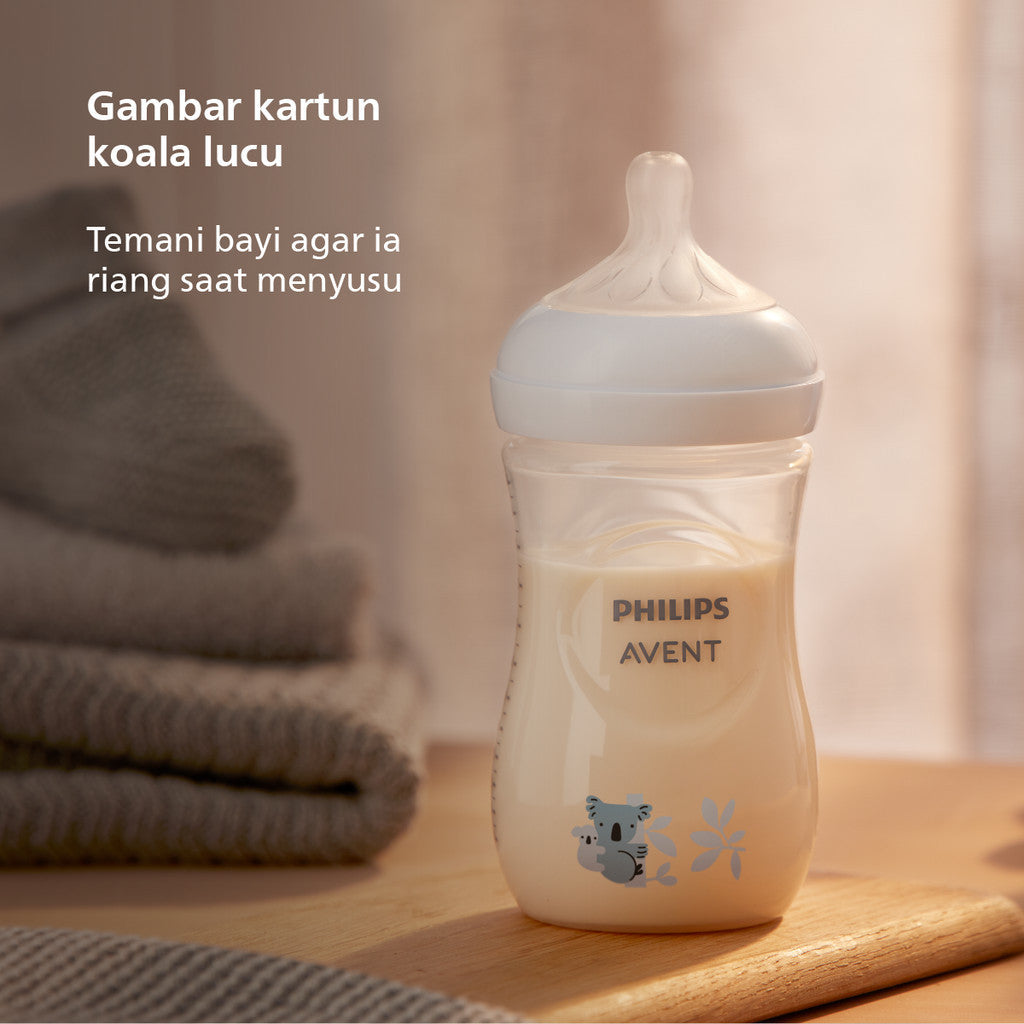 Philips Avent Bottle Natural 3.0 Deco (260ml) - Botol Susu Bayi SCY903/67