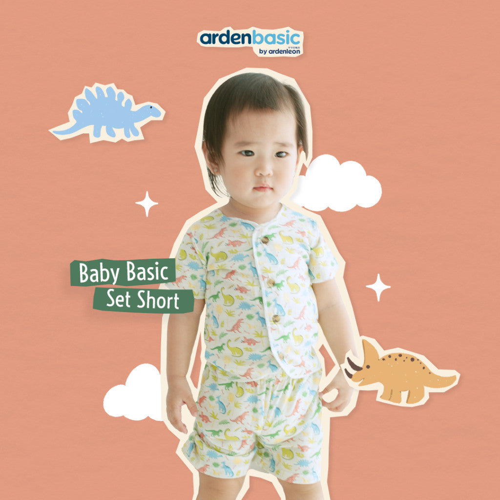 ARDENLEON ArdenBasic Baby Basic Set Short Setelan Pendek Bayi