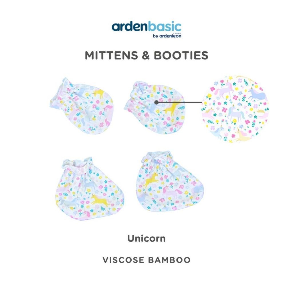 ARDENLEON ArdenBasic Mittens Booties Sarung Tangan Sarung Kaki Bayi
