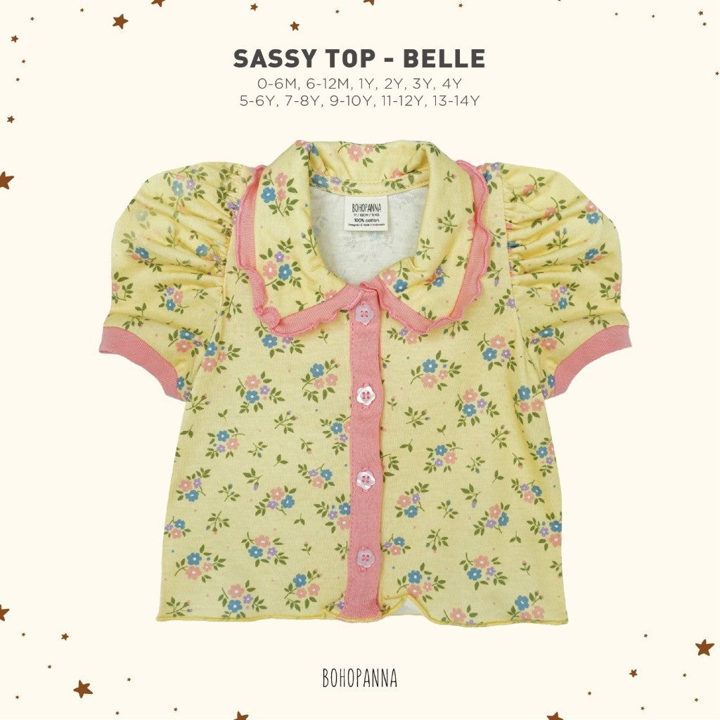 BOHOPANNA - SASSY TOP - Atasan Anak Perempuan 2424
