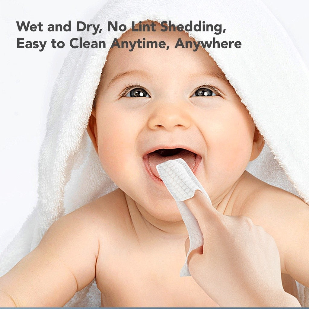Sakumini Oral Cleaner Finger Wipes Pembersih Lidah Gigi Mulut Bayi