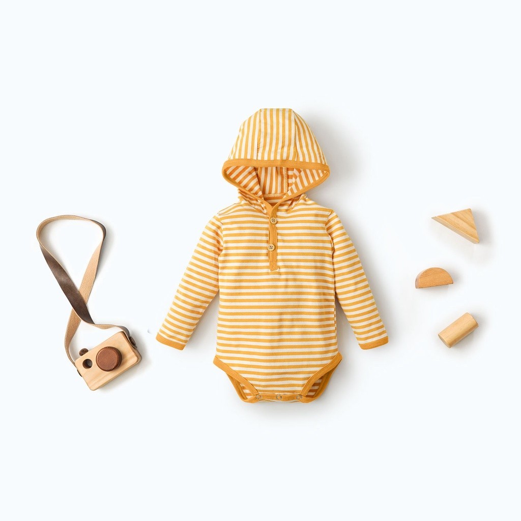 Nice Kids - Stripe Bodysuit Baby (Baju Bayi / Bodysuit One Piece Jumper Romper Bayi)
