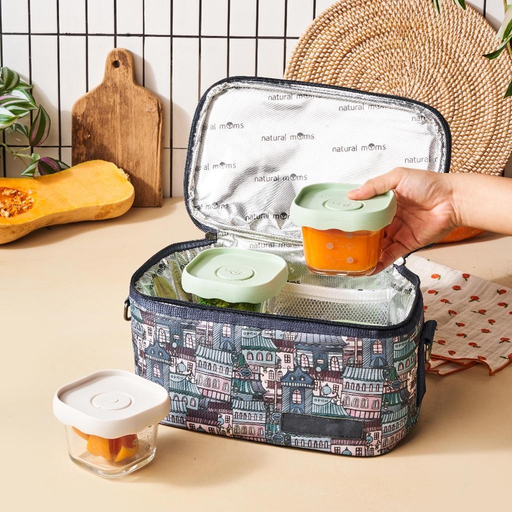 Little Dimple Stackable Baby Food Storage - Tempat Makan Mpasi Bayi - Wadah Mpasi