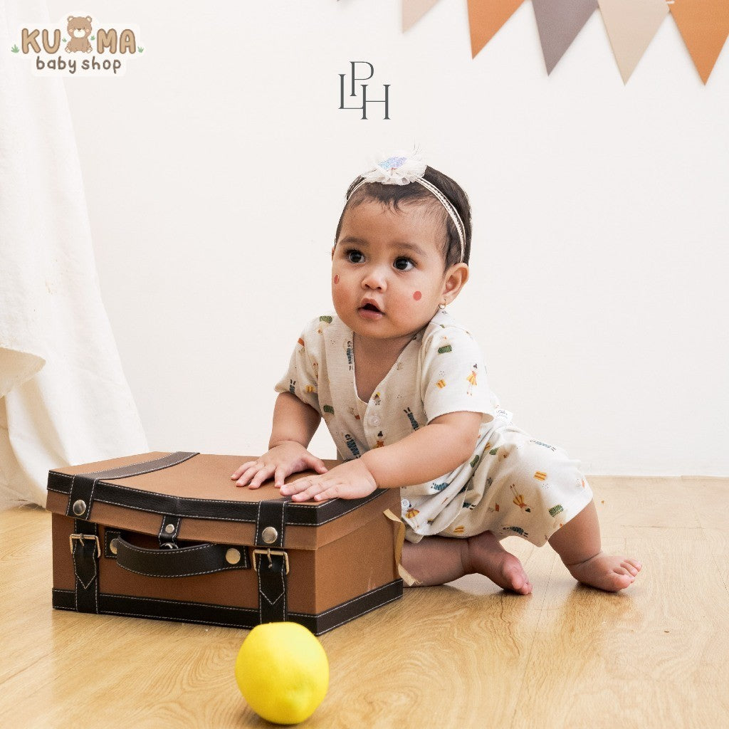 Little Palmerhaus - Little Wear Short Set 26.0 (Setelan Bayi Lengan Pendek)