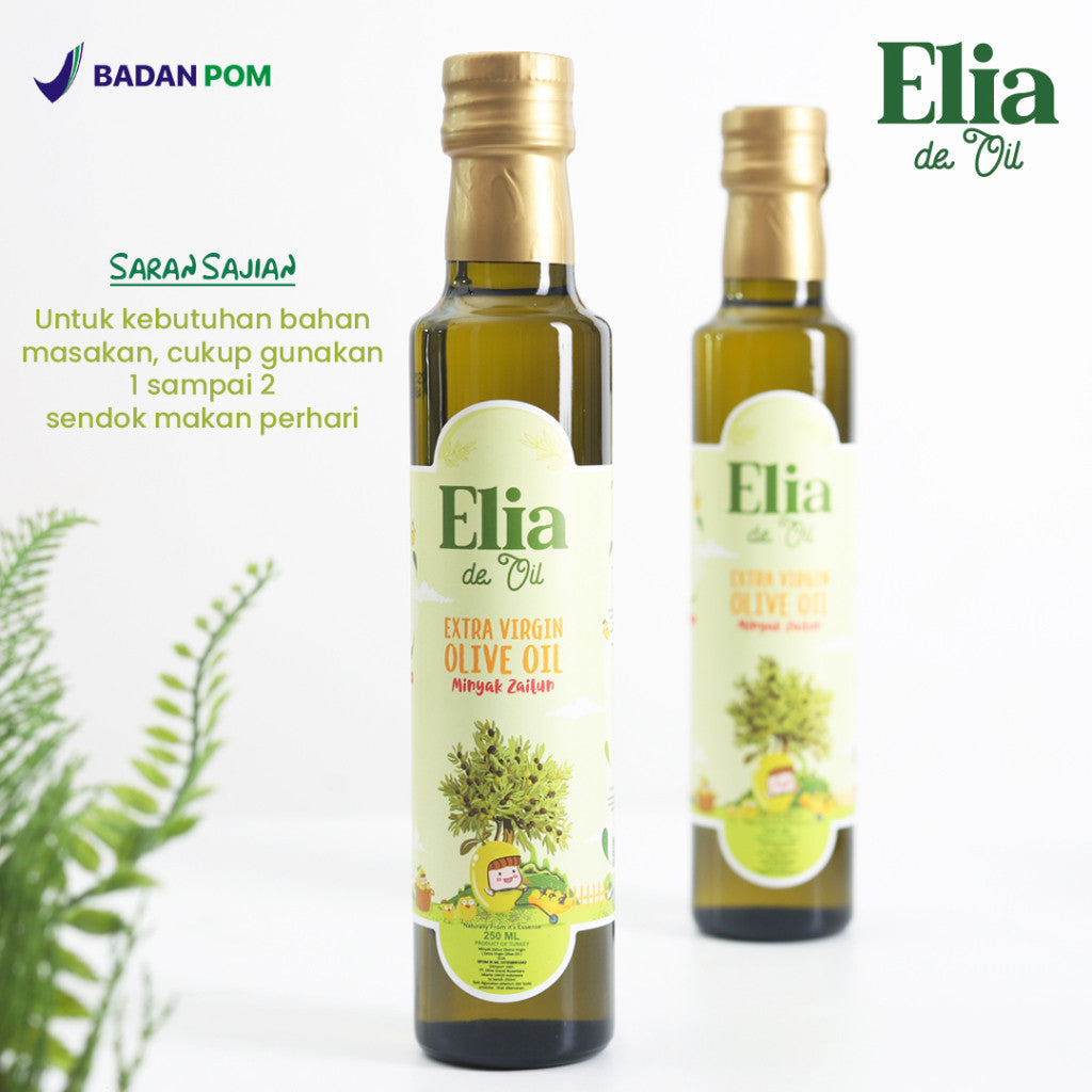 ELIA DE OIL Olive Oil / Extra Virgin Olive Oil for Kids / Minyak Zaitun Anak / MPASI Anak