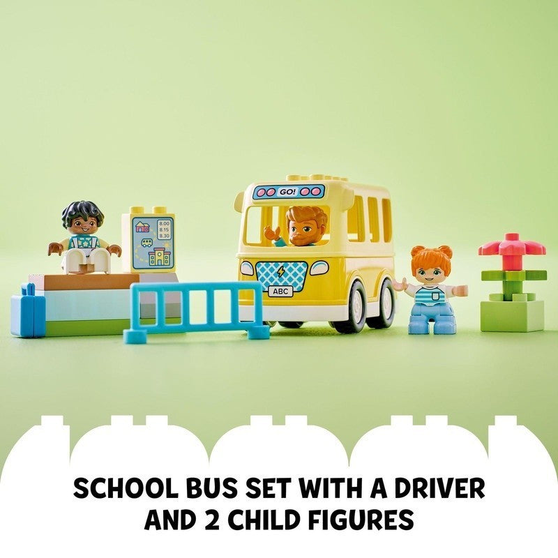 LEGO DUPLO Town 10988 The Bus Ride Building Toy Set (16 Pieces) Building Blocks for Kids (2 Tahun+)