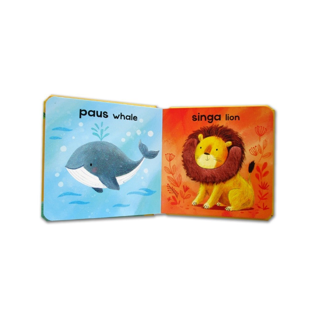 My Baby & Me - My Sensory Hewan / Kata Pertama Board Book - touch & feel di setiap halaman (Bhs Indonesia & Inggris)